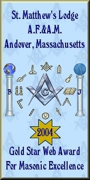 St. Matthew's Lodge AF&AM - Gold Star Web Award