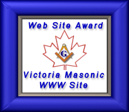 Victoria Masonic WWW Gold Site Award